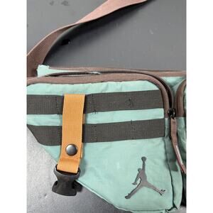 Jordan 23 Engineered Crossbody Bag Teal Brown Orange Utility Sling Bag